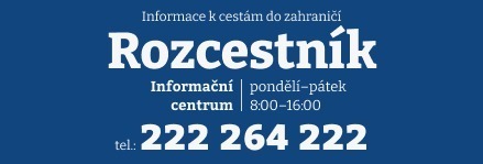Rozcestník - informace k cestám do zahraničí