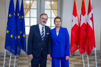 Předseda vlády Petr Fiala navštívil 1. října Kodaň