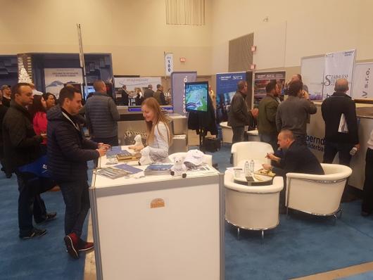 Český stánek na veletrhu 